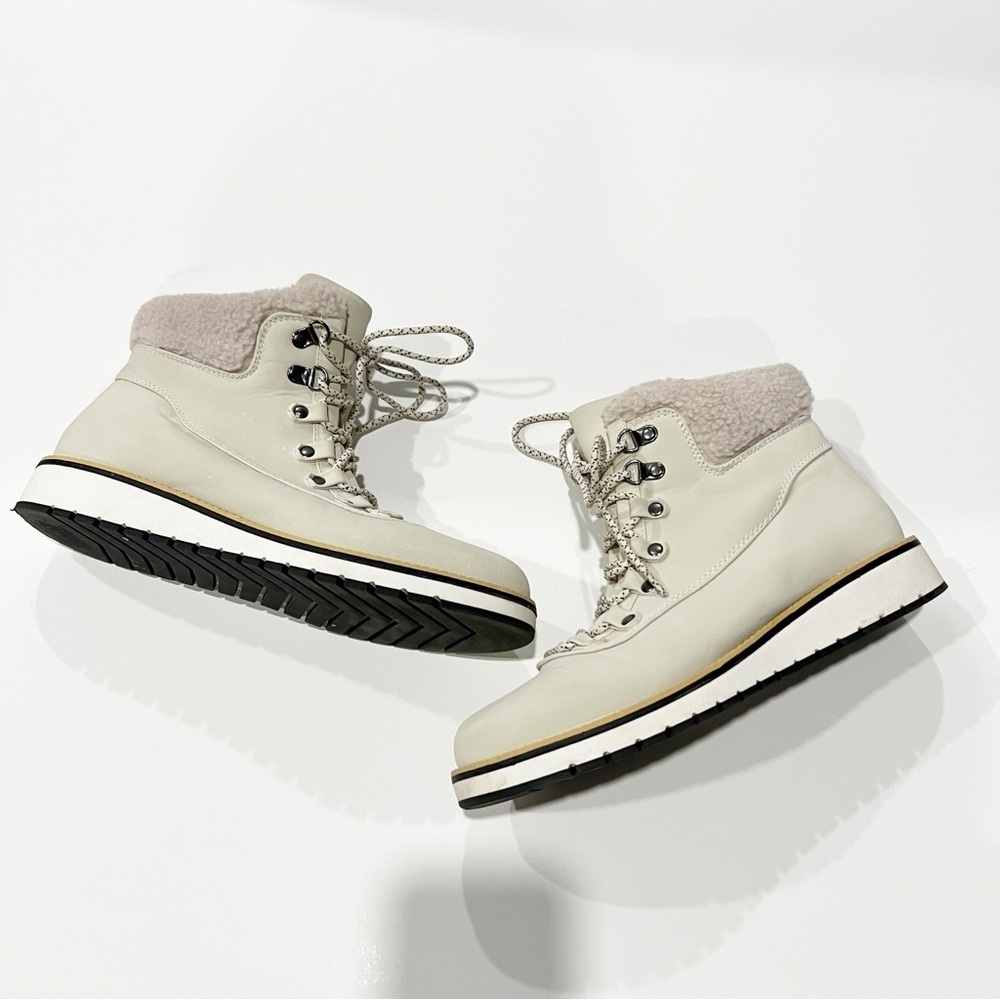 ASPEN Nomad Women’s Hiking Boots Size 9 Stone‎ Cream Water Resistant